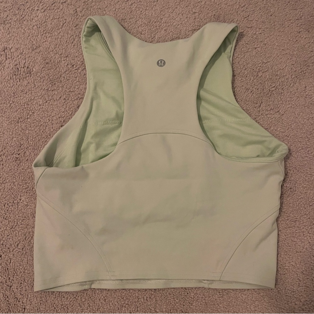 lululemon athletica Light Green Tank Top